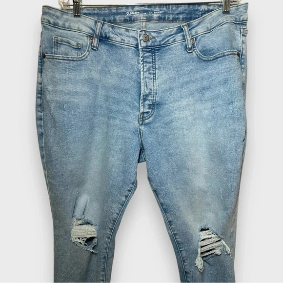 Old Navy Women’s O.G. Straight Ankle Jeans Size 18 - Picture 3 of 9